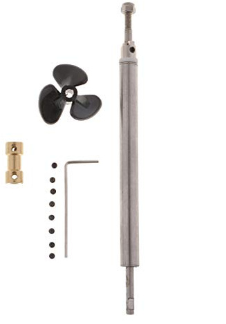 B Blesiya Kit de pièces pour modèle de bateau RC - Bateau modèle RC - Enfant - 363664031 - Arbre de Transmission, Joint de Coupleur, Hélice à 3 Pales, 100mm Manchon d'arbre en Acier Inoxydable, Joint