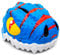 Crazy Safety Kinder Fahrradhelm | Fahrradhelm Kinder 2-7 Jahren für Fahrrad, Skateboard, Radsport, Laufrad, Tretroller, Inlineskates | Leichter und Verstellbarer 3D Tierhelm 49-55 cm (Dino Blau)
