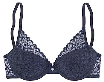 s.Oliver PB4200 Soutien-Gorge Push up, Bleu foncé, 80A Femme
