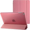 Étui magnétique intelligent avec support pour Apple iPad Air 1 Air 2 9.7 iPad 5e et 6e génération (rose)