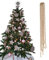 3m Bead Garland Luxury Christmas Tree & Room Decoration 8mm Bead 3m Chain (Gold)