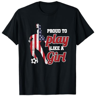 Jugadores de fútbol americanos, mujeres jugando como una niña. Camiseta