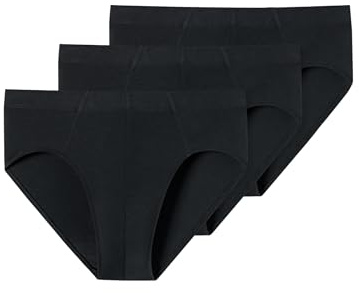 Schiesser Herren 3 PACK Unterwäsche Slips mit weichem Bund Bio Baumwolle Multipack - 95/5 Organic