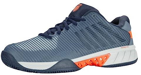 K-Swiss Performance Herren Hypercourt Express 2 HB Tennis Shoe, Windward Blue/Orion Blue/Scarlet Ibis, 42 EU