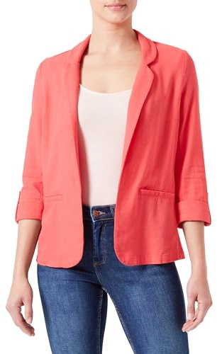 VERO MODA Damen VMJESMILO 3/4 Loose WVN GA NOOS Blazer, Cayenne, M