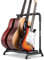 CAHAYA Supporto Universale per 3 Chitarre Supporto per Chitarra con Spessa Imbottitura in Gomma Cavalletto per Chitarre Classiche, Acustiche, Elettriche e Bassi CY0344
