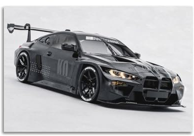 LADV Rennwagen-Poster für M4 G82 GT3, Sportwagen, dekoratives Gemälde, Leinwand, Wandkunstwerk, Bild, 60 x 90 cm