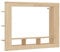 vidaXL TV Schrank, Wohnwand mit Stauraum, Schrankwand Anbauwand für Wohnzimmer, Lowboard Fernsehtisch Wandmontage, Sonoma-Eiche Holzwerkstoff