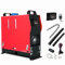 KIASTER 5KW / 8KW 12V Diesel Air Heater All-in-one Parking Heater Diesel Night Heater With LCD Switch & Remote Control for Car Trucks Boat Trailer Caravan Campervans (Single Hole Red, 8KW)