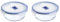 Luminarc Pure Box Active Recipiente Redondo Hermético Vidrio 14x6cm - 67cl Bicolor (Paquete de 2)