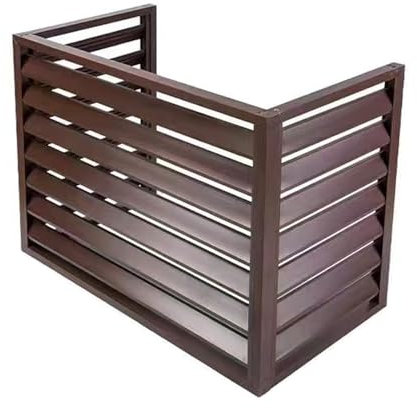 Funda Aire Acondicionado Exterior, Cubre Aire Acondicionado Exterior, Cubierta de Aire Acondicionado Exterior de Aluminio, Rejilla Exterior de Aire Acondicionado, para Aire Acondicionado
