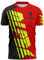 MTB Trikot,Herren Radtrikot Fahrradtrikot Kurze, Motocross | MX MTB Mountainbike,Shirt Downhill Fahrrad Jersey Schnelltrocknend (Rot,5XL)