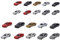 Perfeclan 1/87 1/75 Diecast Modellautos Mini Fahrzeug Auto DIY Architektur DIY Projekte Parkplatz Film Requisiten Diorama Landschaft Layout Dekor