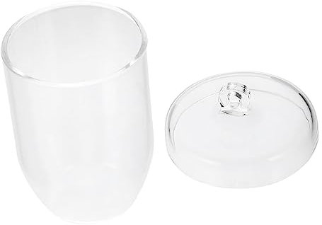 Creuset En Quartz Pur Avec Couvercle, Résistant À Haute Température Pour Fusion De Métaux Précieux Et Expériences Scientifiques, Taille Compacte 8 X 5 X 5 Cm