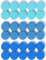 DUJEQM Kühlschrankmagnete, 30 Stück Magnet Magnete für Magnettafel, Stark, Rund, Blau