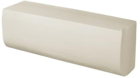 Fudaiki Funda Elástica para Aire Acondicionado 80-85 cm Impermeable y a Prueba de Polvo para la Mayoría de Las Unidades de Pared Mini Split Cubiertas Interiores de AC. Beige S