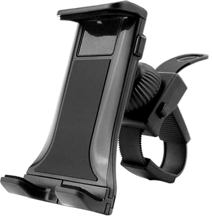 Gym Cycling Tablet Phone Holder, Treadmill Phone Holder | Gym Cycling Handlebar Tablet Mount Holder | Smartphone Carrier Bracket with Anti-Slip Pad for Treadmill, Golf Cart