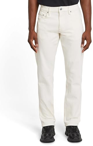 G-Star Homme Jean Mosa Straight, Beige (96 ecru mom washes D23692-D552-H161), 33W / 34L