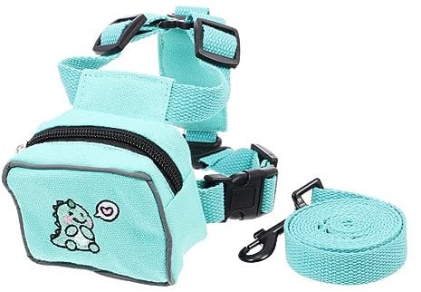 BESPORTBLE Pet Backpack and Leash for Cats and Cartoon Backpack Style and Comfortable for Outdoor Adventures for Pets Weighing