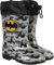 eplusm MARVEL SPIDERMAN Stivali di gomma da 3 a 8 anni Scarpe da pioggia calde sfoderate per bambini Stivali da pioggia impermeabili, Nero , 29/30 EU