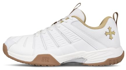 Teuton Sports ST2 Unisex All-Court Shoes: Lightweight, Breathable Sneakers for Tennis, Squash, Pickleball & More - Sizes 37-48 EUR