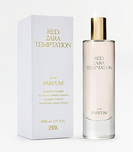Red Temptation, Eau de Profum, Bouquet di Gelsomino con note fruttate, 80 ml