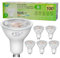 GY GU10 LED Warmweiss Lampe,6,5W 2700K 1025 Lumen Warmweiß Glühbirnen,Ersetzt 100W Leuchtmittel,36° Abstrahlwinkel Spot Strahler,Enegiesparende GU10 Nicht Dimmbar Reflektor Lampen,12 stück