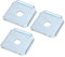 lyrlody 3pcs Double Mulching Vane/Wing Adapter Kit Metall Mulching Vane/Wing -Adapter für Kommerziell