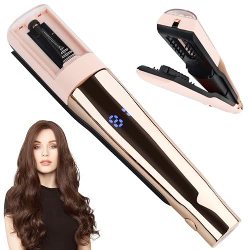 Mini tondeuse à cheveux sans fil avec pointes fourchues | élimine les pointes fourchues et les pointes cassées rapidement et efficacement, affichage LED, tondeuse portable sans fil
