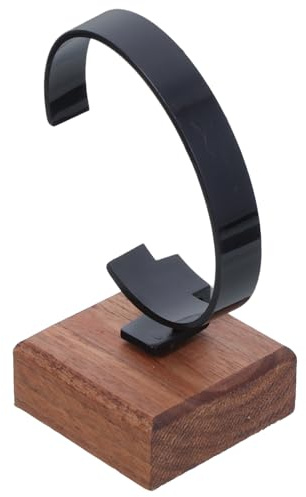 Kunststoffakzenten Armbanduhr Präsentationsständer für Elegante Uhren | Uhrenhalter Holz, Ringförmiges Design, 1 Stück, zur Aufbewahrung und Präsentation, Stilvoll und Minimalistisch