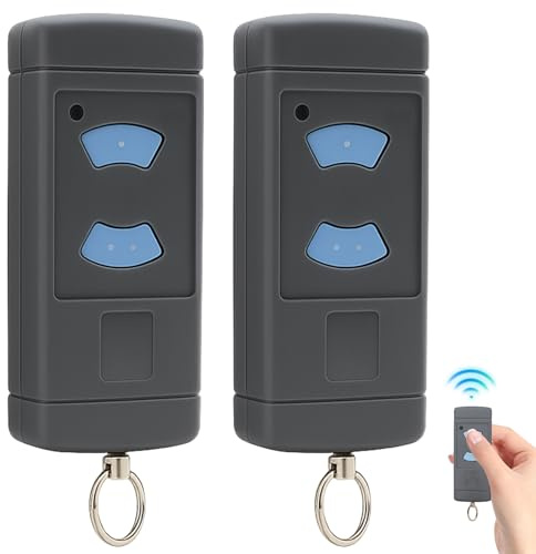 Menibeuty 2 Stück 868.3MHz Fernbedienung Garagentor, Garagentor Handsender Universal, Hörm4nn Garagentoröffner Fernbedienung für Hörm4nn HSE2-868, HSM4-868, HS4-868,2 Kanäle