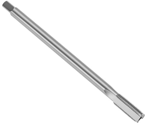 QWORK® M10 x 1 Metrischer Gewindebohrer H2 150 mm Extra Langer Gerader Gewindeschneider – HSS-Gewindebohrer