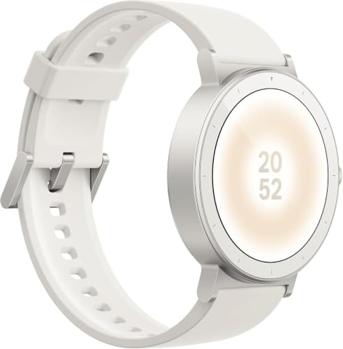 realme Watch S5 Smartwatch 5ATM GPS Indipendente 5 GNSS, Display AMOLED 1,43 1500nit 60Hz, Batteria 20 Giorni, 110 Modalità Sportive, Monitoraggio Salute 24/7, Chiamate, White