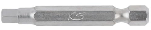 KS Tools 911.2810 1/4Punta para tornillos con encastre hexagonal, 50mm, 3mm, paquete de 5