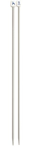 Pony Single Ended Classic Knitting Pins - 35Cm x 5.00mm