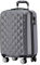 BEIBYE Zwillingsrollen 2066 Hartschale Trolley Koffer Reisekoffer Gepäck M-L-XL-Set (Business Grey, M)