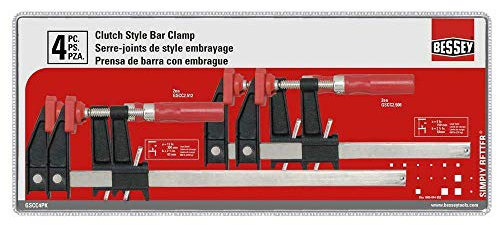 Bessey starter set di 4 F Style morsetti (2) EA 15,2 x 30,5 cm apertura per la lavorazione del legno