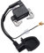 GOOFIT Zündmodul Zündkerzenstecker Zündspule Ersatz für 2-Takt 47ccm 49ccm Scooter ATV Mini Motorrad Moped zündspule pocketbike
