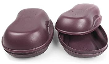 TUPPERWARE Mikrowelle 430ml Omlett-Meister lila (2) Eierspeisen für die Omelette 11570