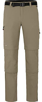Bergson Queensland Doppel Zipp-Off mit T-Zipp | Herren Wanderhose, vielseitig, pflegeleicht, Coriander [778], 50 - Herren
