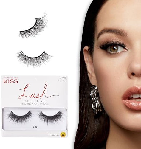 Kiss Lash Couture Faux Mink Gala, 0.6 Ounce