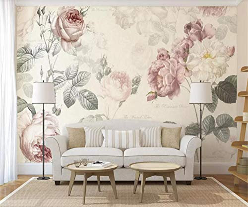 Fototapete 3D Effekt Tapeten Rose Wandtapete Wandbild Wand Dekoration