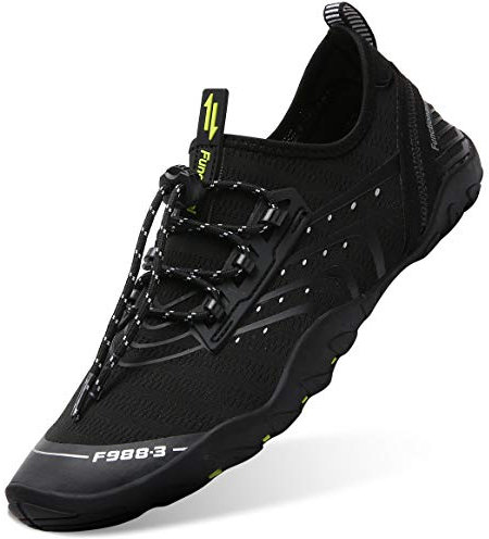 SAGUARO Badeschuhe Herren Wasserschuhe Männer Strandschuhe Damen Aquaschuhe Neoprenschuhe rutschfeste Schwimmschuhe Tinte 43 EU