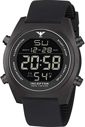 KHS Inceptor Black Steel Digital KHS.INCBSD.SB mit Silikonband schwarz