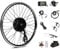 Season 36V250W 20 Inch Front Wheel Motor E-Bike Conversion Kit Black for Electric Bicycle with LCD Display