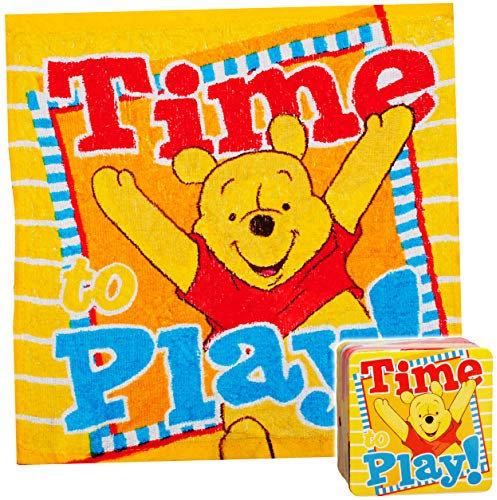 alles-meine.de GmbH magischer Waschlappen/Handtuch - Zauberwaschlappen - - Winnie Pooh - Frottee aus 100% Baumwolle - Magic Towel - Waschfleck - Waschtuch - Waschhandschuh - S..