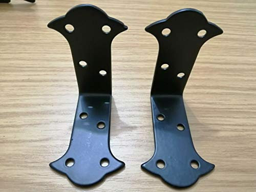 2 X Butterfly Vintage Corner Repair Brace Bracket Chest Case Blanket Box + Screw