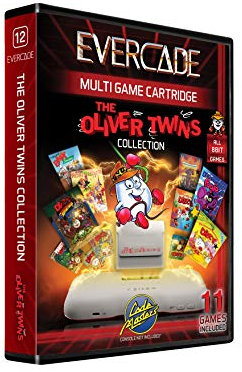 Evercade Oliver Twins Collection 1 Cartridge with 11 Retro Games (Electronic Games)
