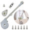 Hinge Buffer Cerniera Armadio- Zinc Alloy Flap Fitting Support Holder Gas Spring Hinges Per Cucina E Mobili For Kitchen Cabinets Cupboards Wardrobe Dressing Table Tatami Adjustable Lift Up Stay