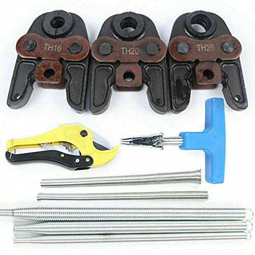 RibasuBB Pince à sertir professionnelle avec contour TH 16-20-26 - Outil de sertissage pour tube multicouche